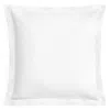 Matouk Alba 600 Thread Count Quilted Euro Sham In White