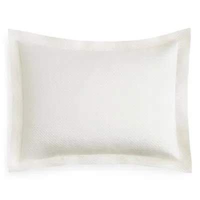 Matouk Alba Quilted Standard Sham In Blue