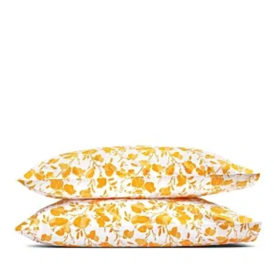 Matouk Alexandra Standard Pillowcases, Set Of 2 In Gold