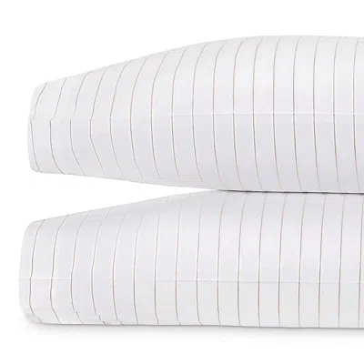 Matouk Amalfi King Pillowcase, Pair In Dune