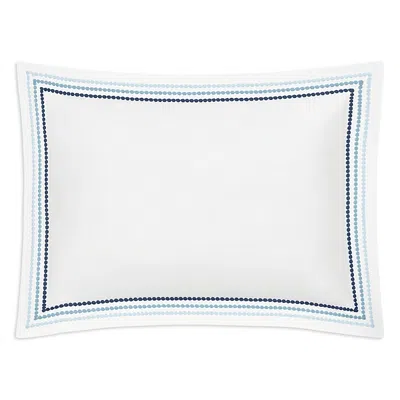 Matouk Amara Triple Pearl Boudoir Sham In Blue
