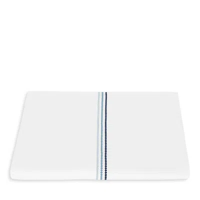 Matouk Amara Triple Pearl Duvet Cover, King In Blue