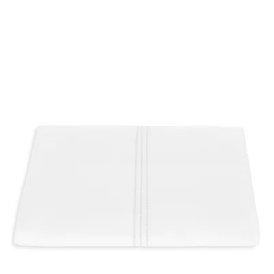Matouk Amara Triple Pearl Duvet Cover, King In White