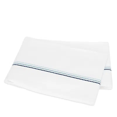 Matouk Amara Triple Pearl Flat Sheet, King In Blue