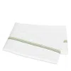 Matouk Amara Triple Pearl Flat Sheet, King In White