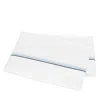 Matouk Amara Triple Pearl Flat Sheet, Twin In Blue