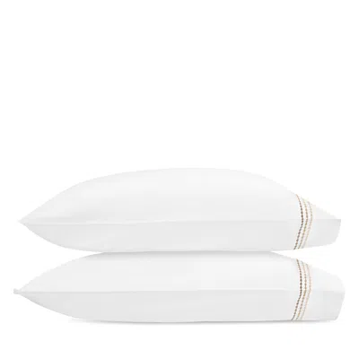 Matouk Amara Triple Pearl King Pillowcase, Pair In Sand