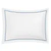 Matouk Amara Triple Pearl Standard Sham In Blue