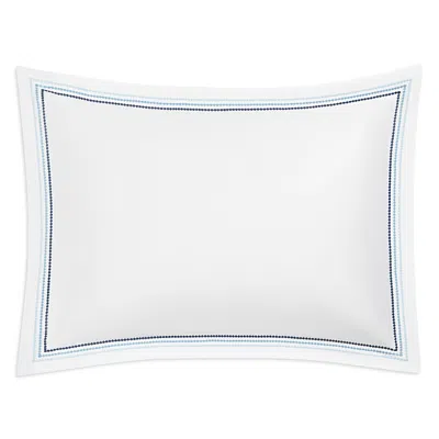 Matouk Amara Triple Pearl Standard Sham In Blue