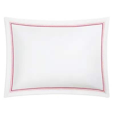Matouk Amara Triple Pearl Standard Sham In Pink