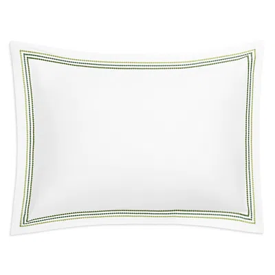 Matouk Amara Triple Pearl Standard Sham In White
