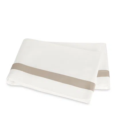 Matouk Ambrose Flat Sheet, Full/queen In Brown