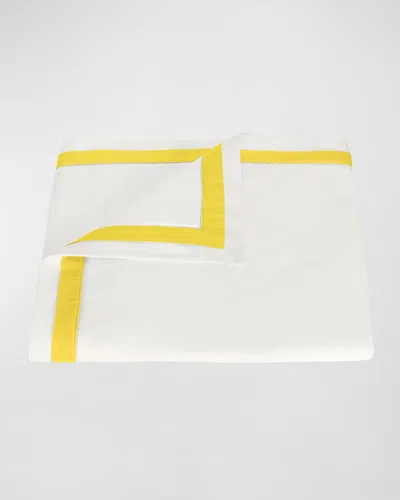 Matouk Ambrose Full/queen Duvet Cover In Yellow