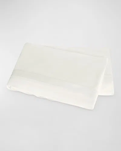 Matouk Ambrose King Flat Sheet In White