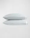Matouk Ambrose Pillowcases, Set Of 2, King In Pool/bone