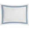 Matouk Ambrose Standard Sham In Bone/hazy Blue