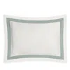 Matouk Ambrose Boudoir Sham In Bone/celadon