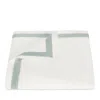 Matouk Ambrose Sateen Duvet Cover, King In Bone/celadon