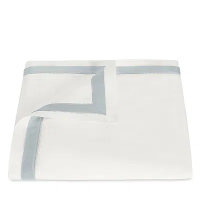 Matouk Ambrose Sateen Duvet Cover, King In Bone/pool