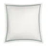Matouk Ambrose Euro Sham In Bone/celadon