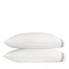 Matouk Ambrose Sateen King Pillowcase, Pair In White