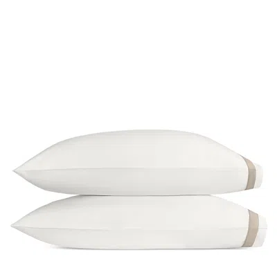 Matouk Ambrose Sateen King Pillowcase, Pair In Neutral