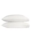 Matouk Ambrose Sateen Standard Pillowcase, Pair In White
