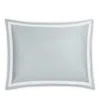 Matouk Ambrose Standard Sham In Bone/hazy Blue