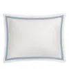 Matouk Ambrose Standard Sham In Bone/hazy Blue