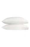 Matouk Ambrose Pillowcases, Set Of 2, Standard In Bone/bone