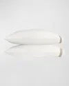 Matouk Ambrose Standard Pillowcases, Set Of 2 In Bone/khaki