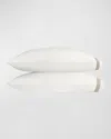Matouk Ambrose Sateen Standard Pillowcase, Pair In Bone/khaki