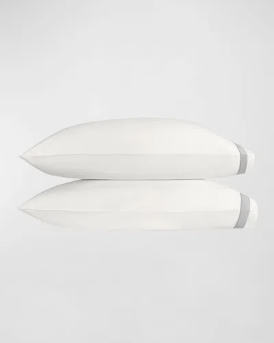 Matouk Ambrose Standard Pillowcases, Set Of 2 In White