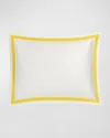 Matouk Ambrose Standard Sham In Yellow