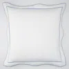 Matouk Ansonia Percale Euro Sham In Ocean