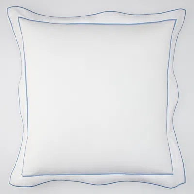 Matouk Ansonia Percale Euro Sham In Ocean