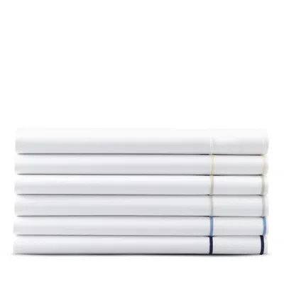 Matouk Ansonia Percale Flat Sheet, King In Almond