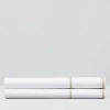 Matouk Ansonia Percale King Pillowcase, Pair In Almond Tan