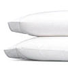 Matouk Ansonia Percale King Pillowcase, Pair In Sterling Silver
