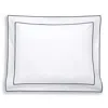 Matouk Ansonia Percale King Sham In Navy