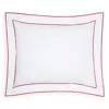 Matouk Ansonia Percale Standard Sham In Red