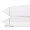 Matouk Ansonia Percale Standard Pillowcase, Pair In Leaf