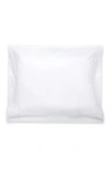 Matouk Ansonia Percale Standard Sham In White/white