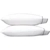 Matouk Ansonia 500 Thread Count Cotton Percale Pillowcases In White/navy