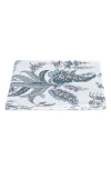 Matouk Apolline 500 Thread Count Fitted Sheet In Mediterranean