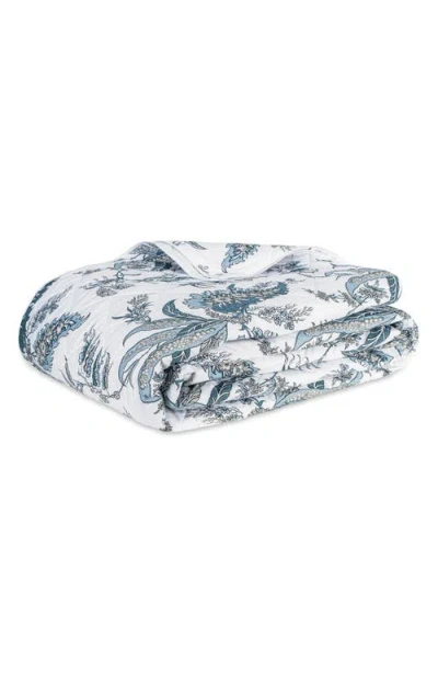 Matouk Apolline Quilt In Mediterranean