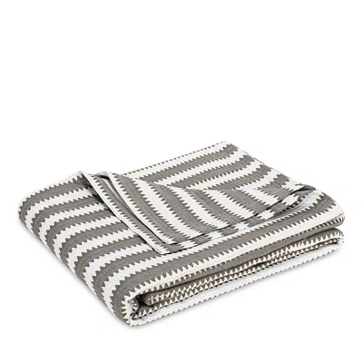 Matouk Apollo Stripe Matelasse Coverlet, King In Black