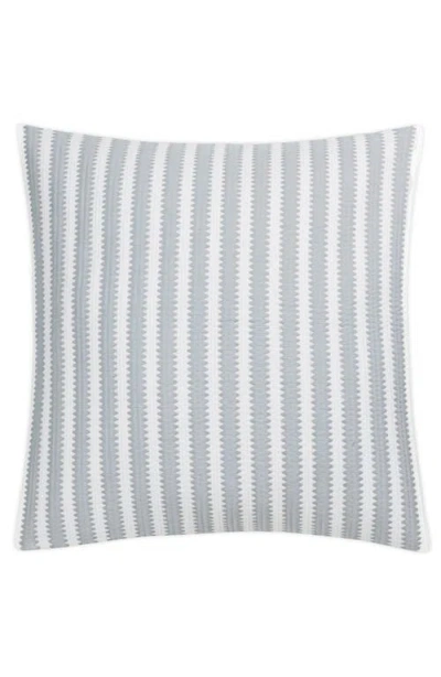 Matouk Apollo Stripe Matelasse Euro Sham In Dove