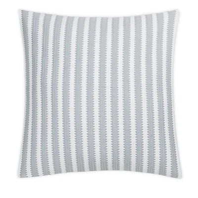 Matouk Apollo Stripe Matelasse Euro Sham In Gray