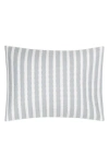 Matouk Apollo Stripe Matelasse Standard Pillow Sham In Dove